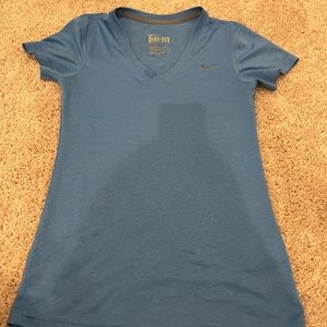 Blue XS Nike Dri Fit Shirt